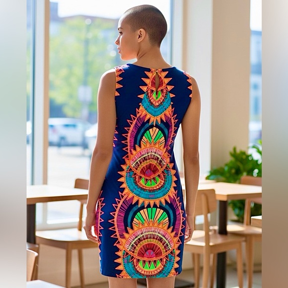 Mara Hoffman Vibrant Multicolor Sleeveless Mini Dress XS - Picture 7 of 7